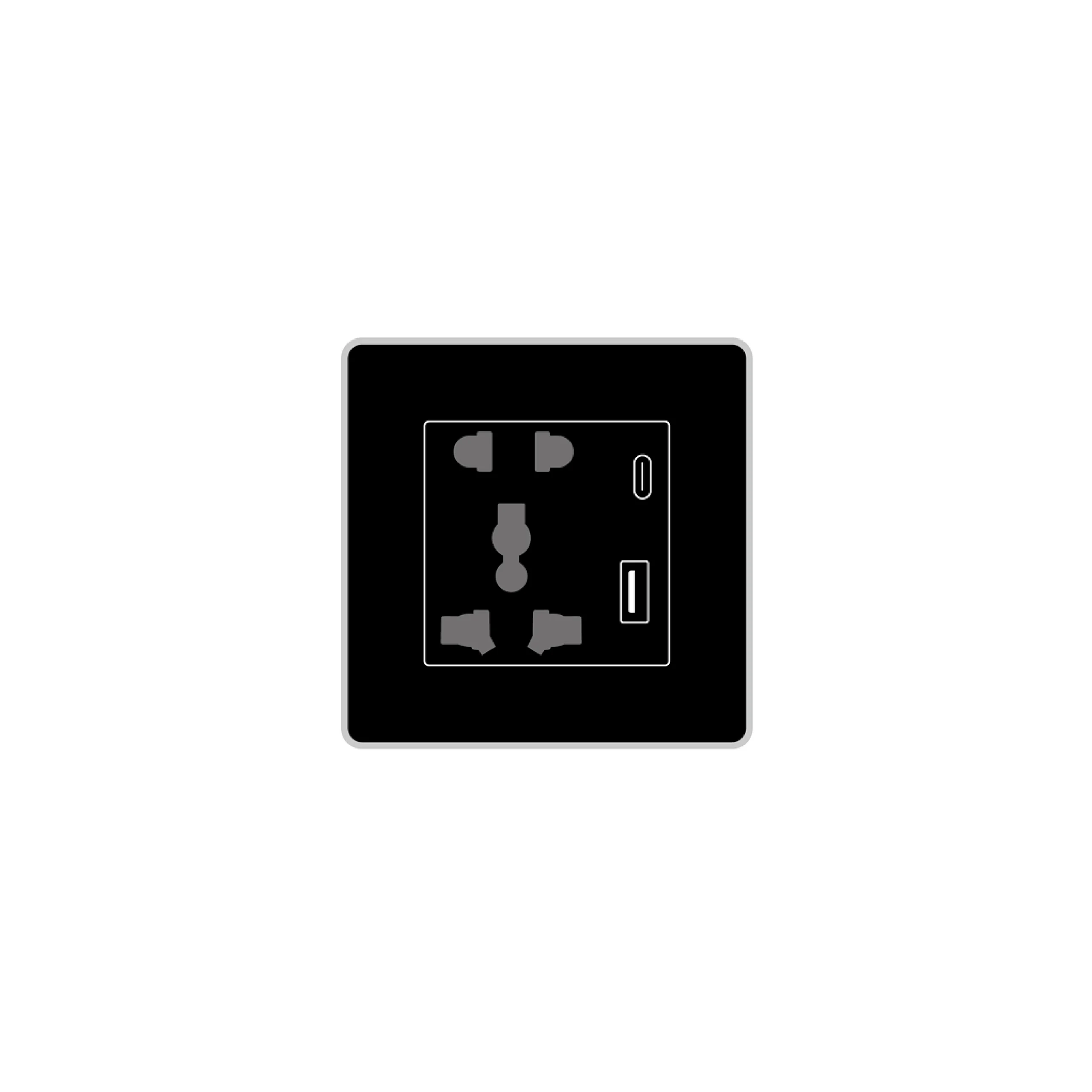 HP1611 Universal Single Module Socket